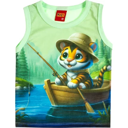 Regata Infantil Menino TIGRINHO Kyly 1001050 – Verde