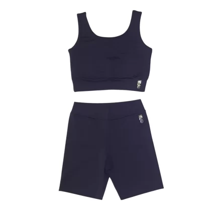 Conjunto FPS 50+ FITNESS Top + Ciclista Have Fun 29840 Feminino – Preto