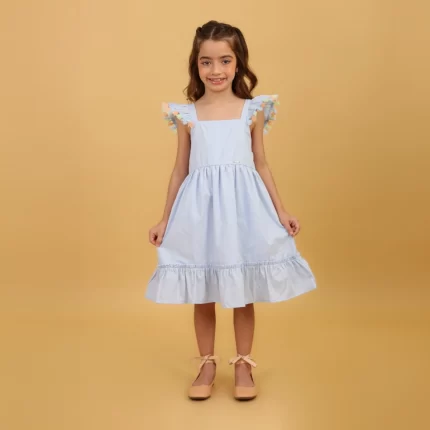 Vestido Festa CELESTE Brunisa 442 Feminino – Azul Claro