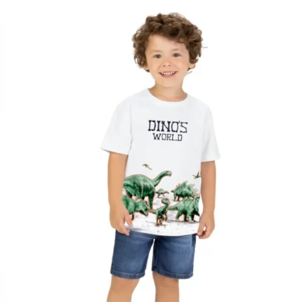 Camiseta Manga Curta Menino DINO´S WORLD Kyly 1001339