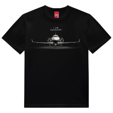 Camiseta Manga Curta Masculina AVIÃO Kyly 1001358 – Preto