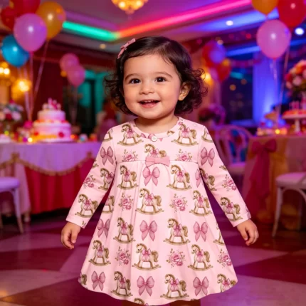 Vestido-Body Manga Longa CAVALINHO Milon 2001410 Feminino – Rosa