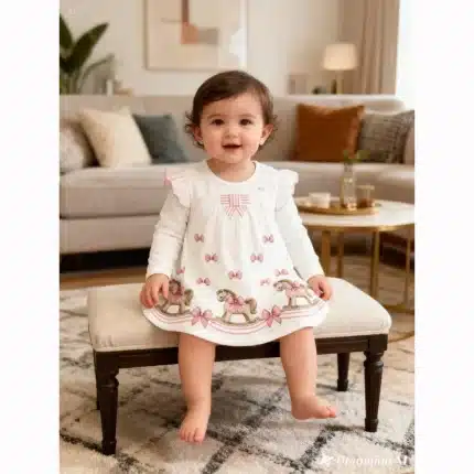 Vestido-Body Manga Longa LACINHOS Milon 2001412 Feminino – Offwhite