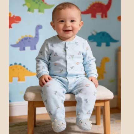 Macacão Longo ESTAMPADO Plush Comfort Letut 19629