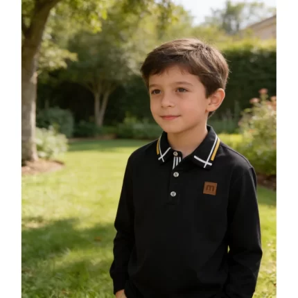 Camisa Polo Manga Longa Lisa Milon 2001583 Menino