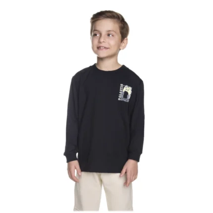 Camiseta Manga longa GALACTIC GAME Have Fun 30229 Masculino – Preto