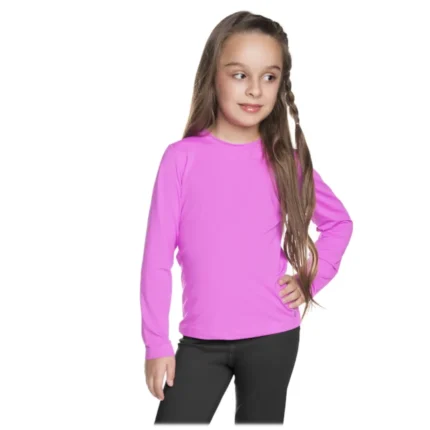 Blusa Manga Longa LISA Proteção UV FPS 50+ Have Fun 30317 – Pink-Neon
