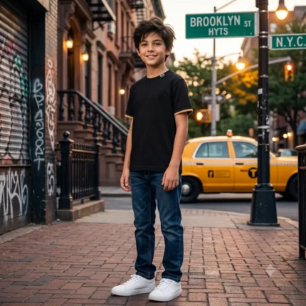 Camiseta Manga Curta Masculina LISA NYC Kyly 1001985 – Preto