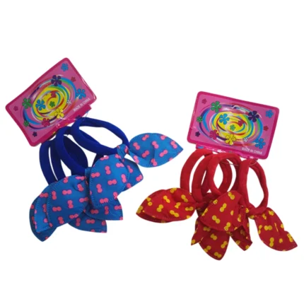 Conjunto Elástico para Cabelo Xuxinha FOLHA RPC 262 – Cores Variadas