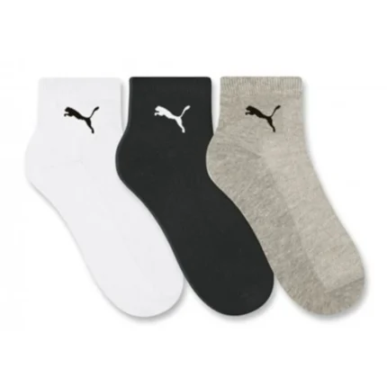 Kit 3 Pares Meia Cano Curto Esportiva Juvenil Comfort Puma 4510